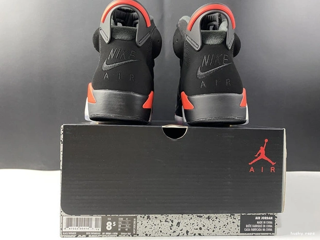 Cheap Husky Jordan6 EyeCatching Black 4044 Infrared 384664- 1028